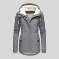 Rocío | Parka Impermeable Mujer con Capucha Forro Borreguito