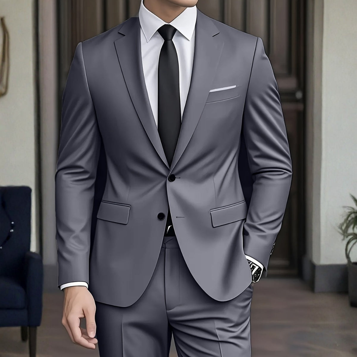 Traje de Novio Slim Fit Hombre Dos Piezas | Rodrigo