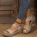 Sandalias Planas de Confort Mujer Tiras Ajustables | Beatriz