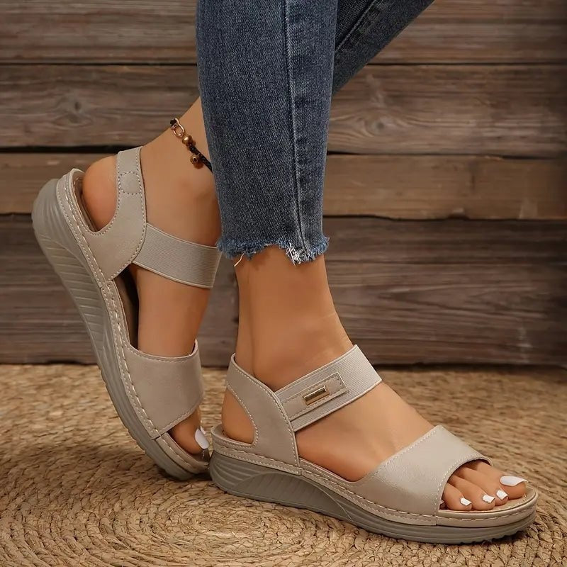 Sandalias Planas de Confort Mujer Tiras Ajustables | Beatriz