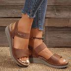 Sandalias Planas de Confort Mujer Tiras Ajustables | Beatriz