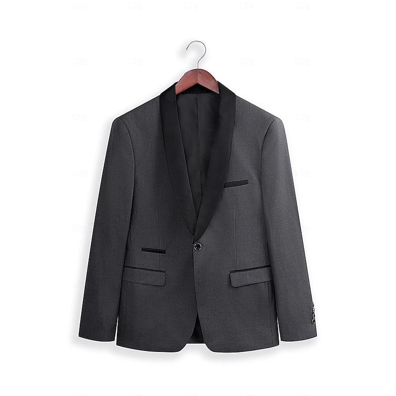 Traje de Novio Hombre Dos Piezas Solapa Satinada | Sergio