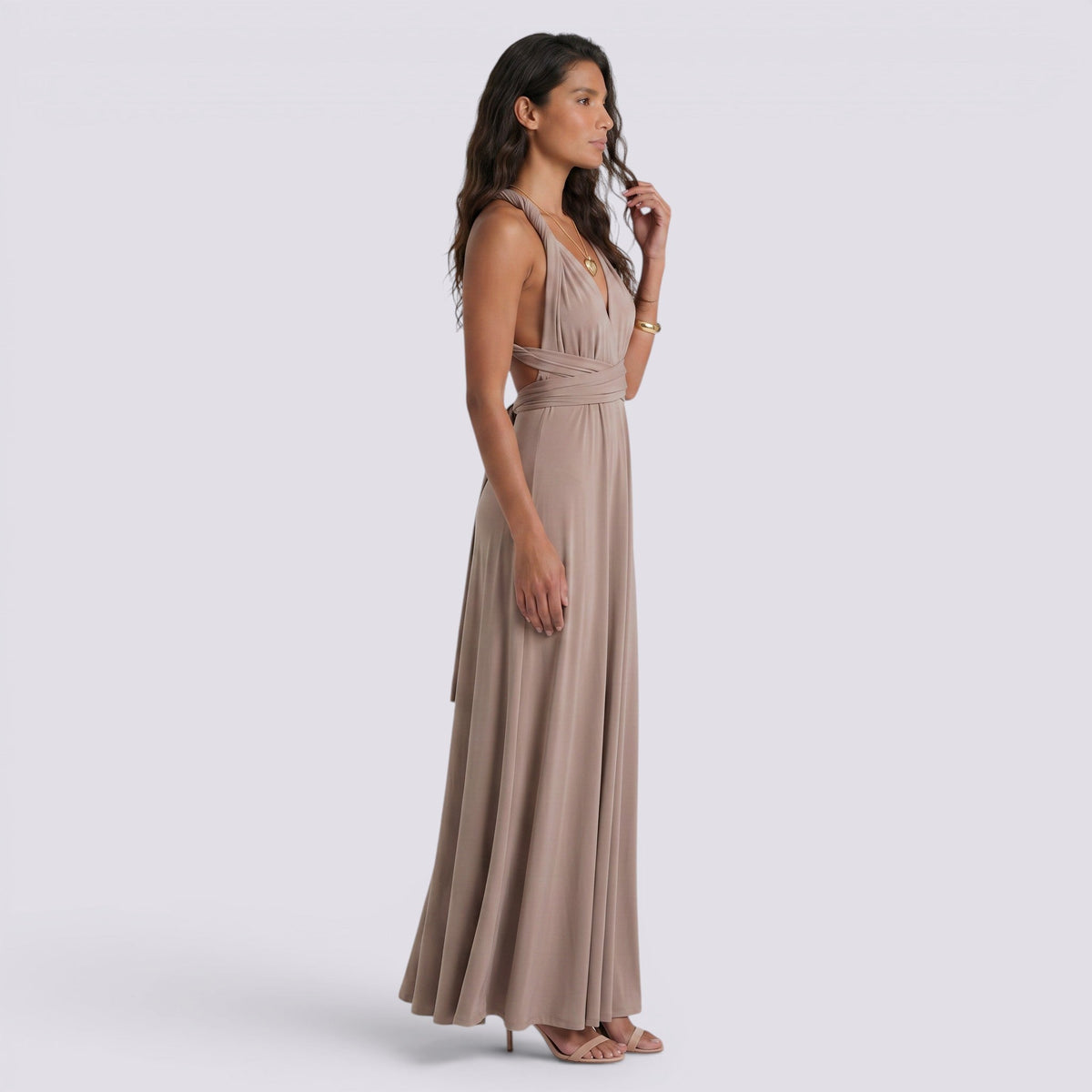 Vestido Largo Multiposición Mujer para Fiestas y Bodas | Maxi Elegante