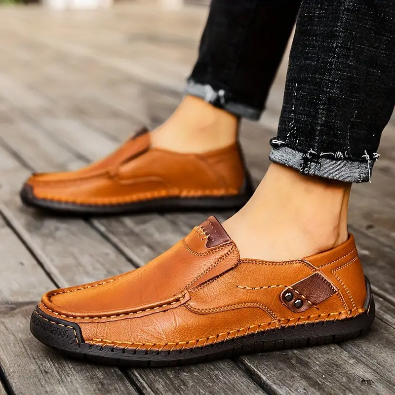 Piel de becerro transpirable , Zapatos clásicos y cómodos de piel para hombre | Jose
