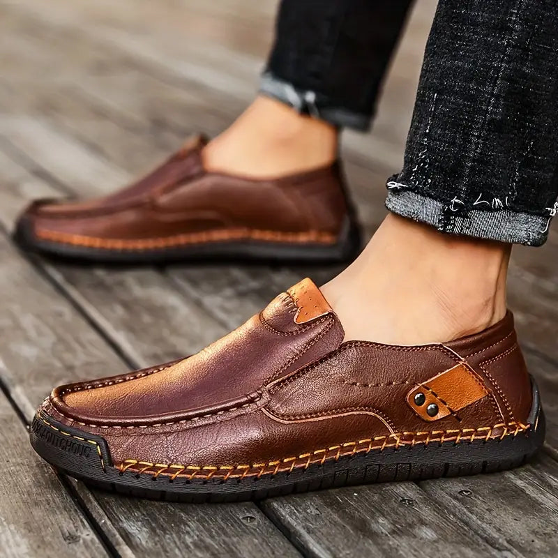 Piel de becerro transpirable , Zapatos clásicos y cómodos de piel para hombre | Jose