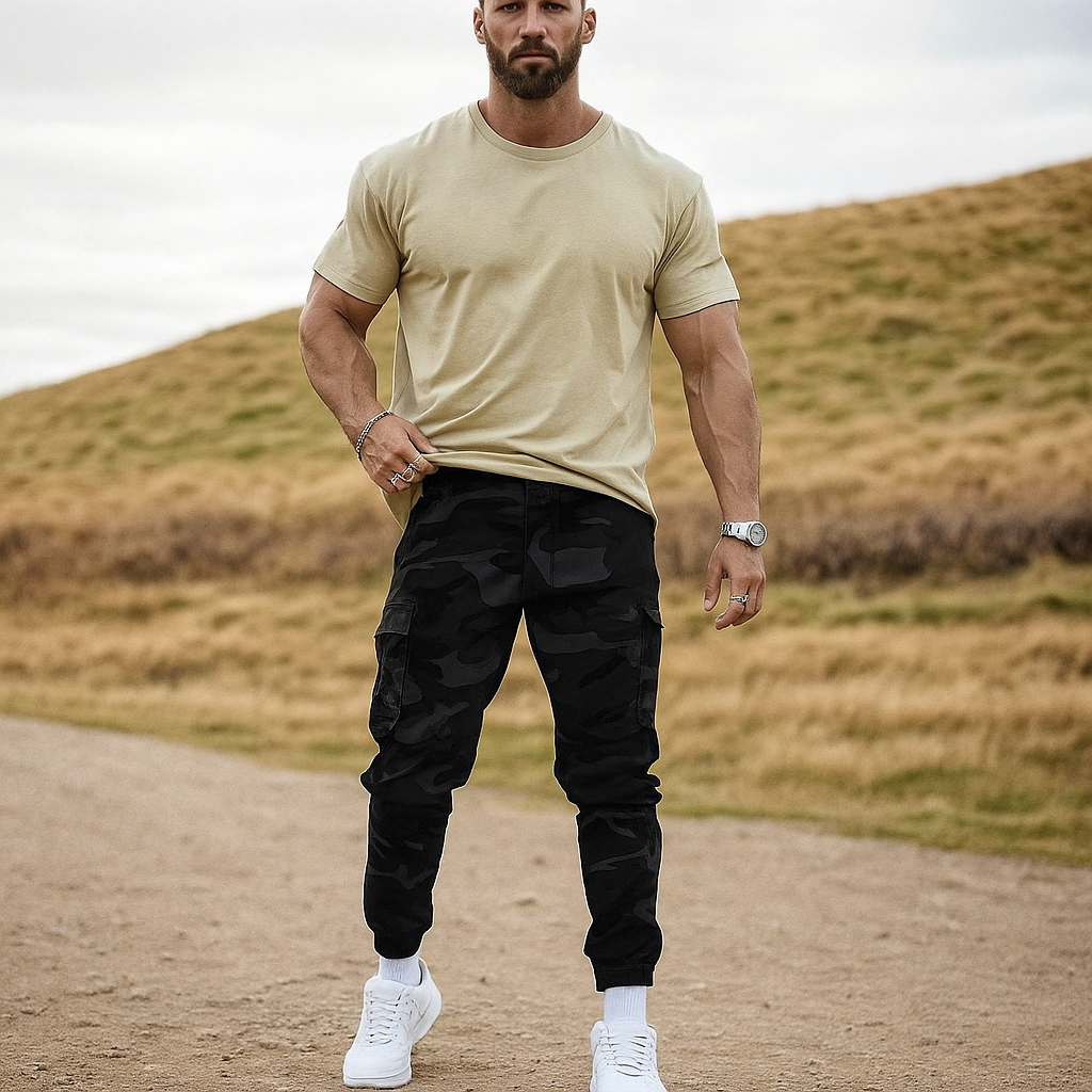 Pantalones de camuflaje de alta calidad para hombre | Jorge