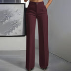 Pantalones de traje de mujer de cintura alta | Sandra