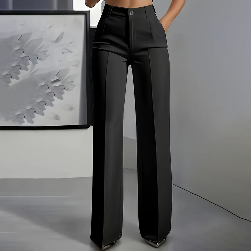 Pantalones de traje de mujer de cintura alta | Sandra