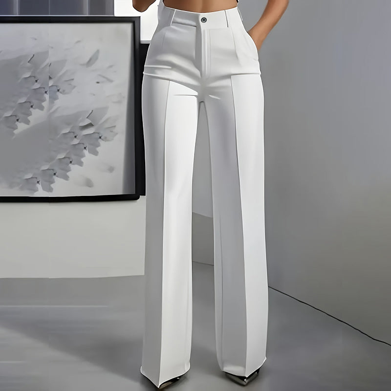 Pantalones de traje de mujer de cintura alta | Sandra