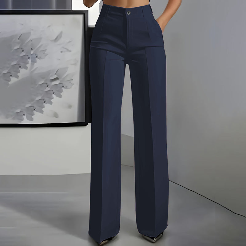 Pantalones de traje de mujer de cintura alta | Sandra