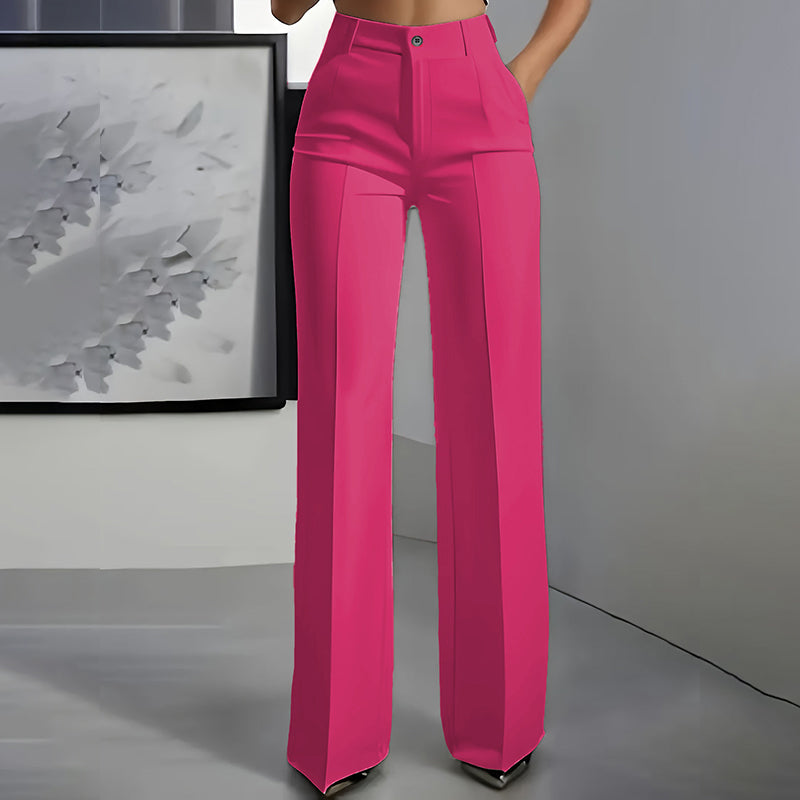 Pantalones de traje de mujer de cintura alta | Sandra