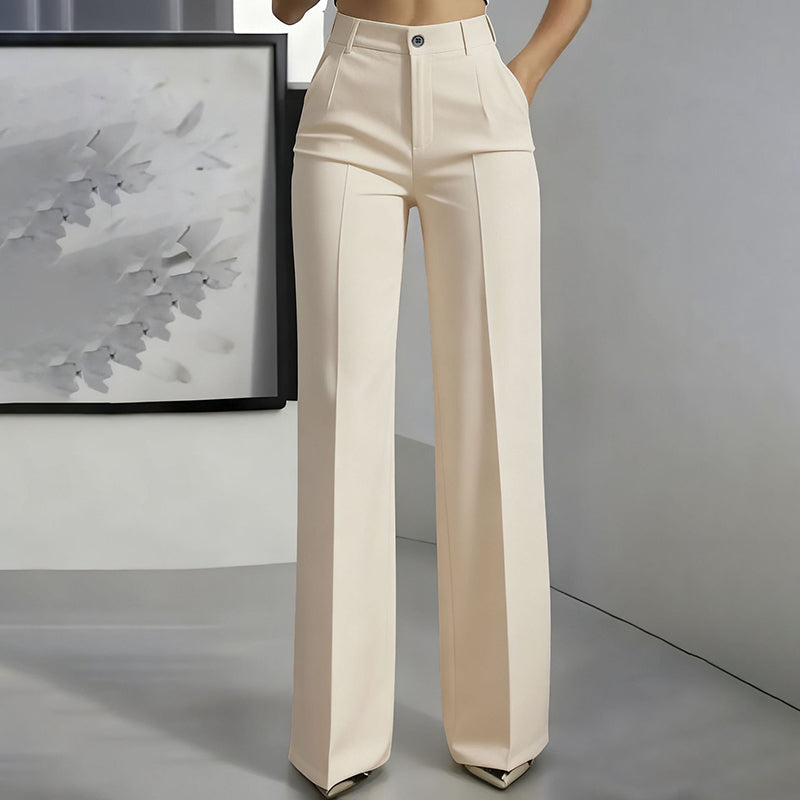 Pantalones de traje de mujer de cintura alta | Sandra