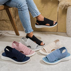 Sandalias con plataforma de material transpirable | Ana