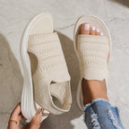 Sandalias con plataforma de material transpirable | Ana