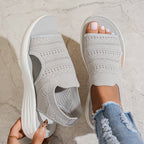 Sandalias con plataforma de material transpirable | Ana