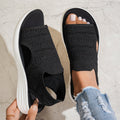 Sandalias con plataforma de material transpirable | Ana