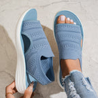 Sandalias con plataforma de material transpirable | Ana