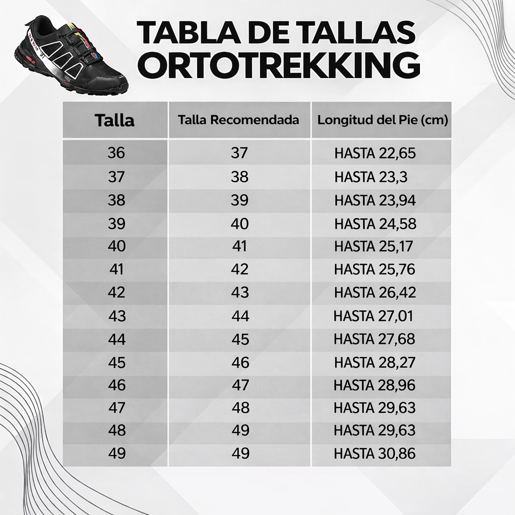 Calzado ergonómico para senderismo y trekking que alivia el dolor | OrtoTrekking