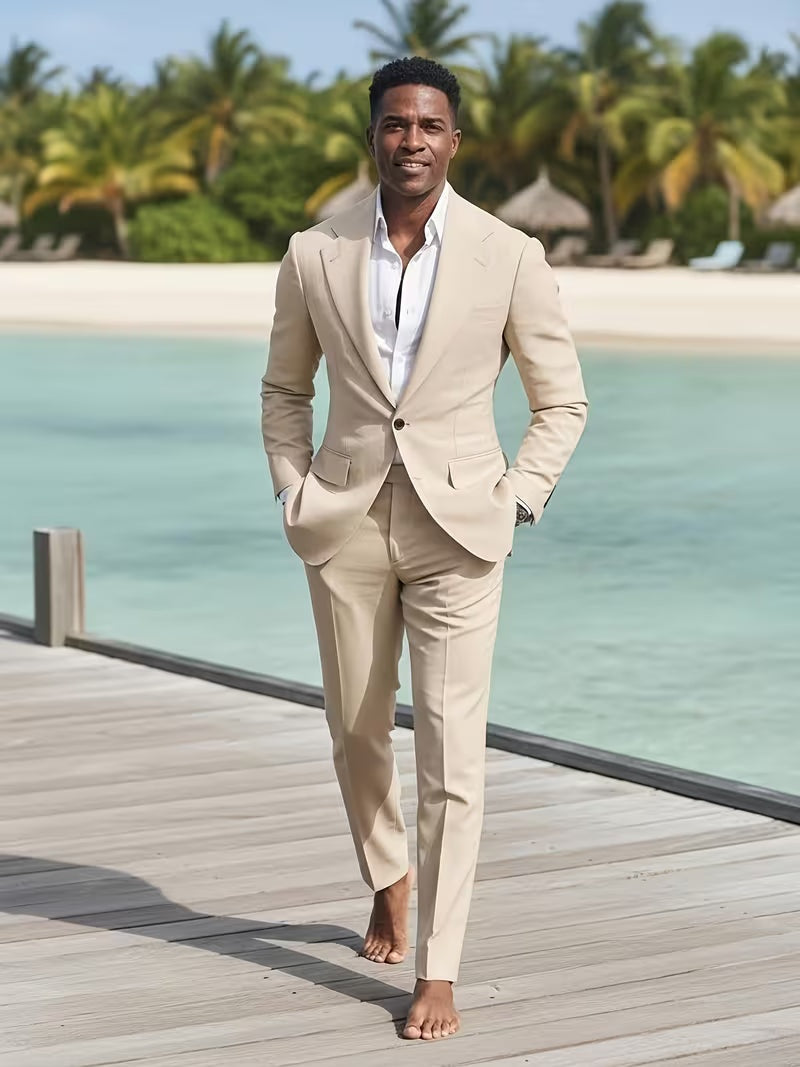 Traje de Dos Piezas Slim Fit Hombre | Raul
