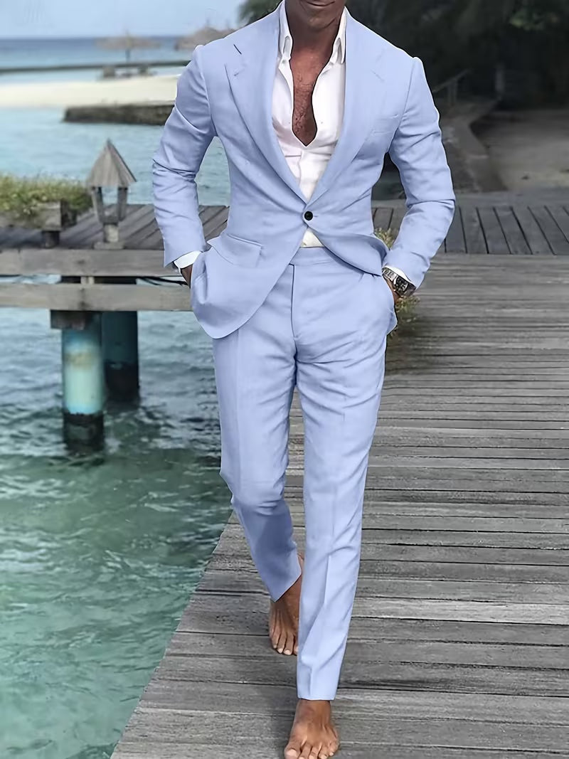 Traje de Dos Piezas Slim Fit Hombre | Raul