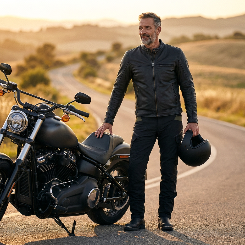 Pantalón Vaquero Moto con Protecciones Rodilla y Cadera | Marco