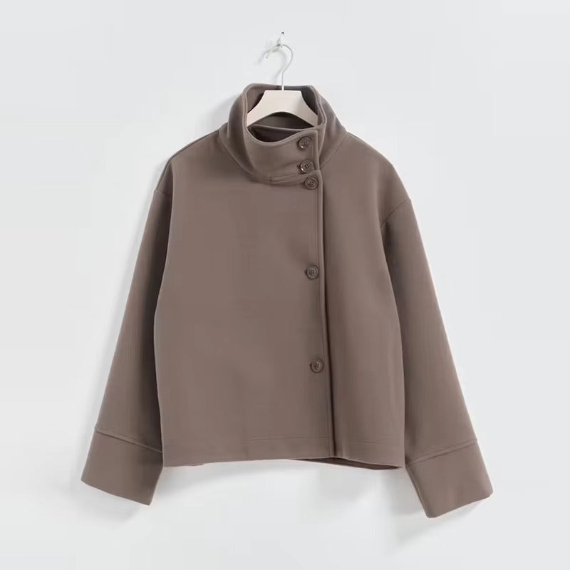 Chaqueta corta doble botonadura mujer - vista 5