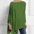 Blusa Manga Larga Holgada Mujer | Chaneta