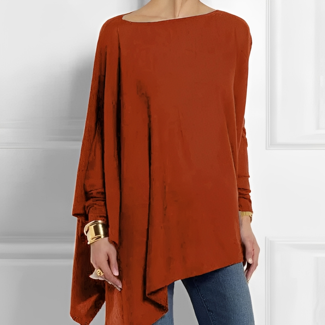 Blusa Manga Larga Holgada Mujer | Chaneta