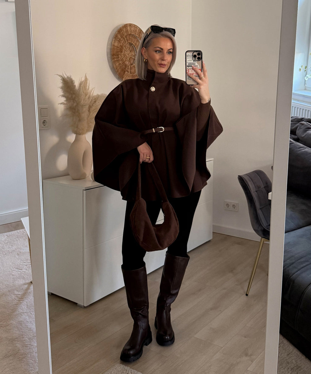 Botas Altas con Tacón Forradas Mujer | Chira Marrón